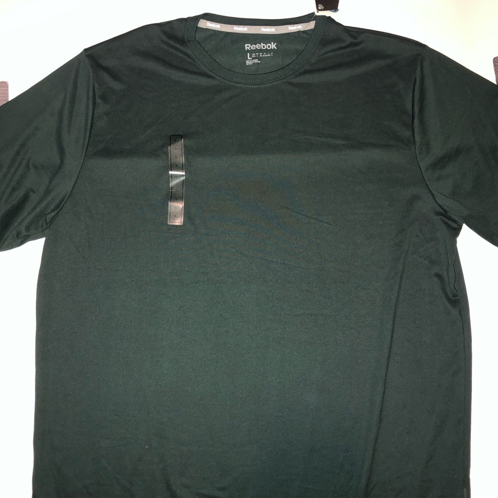 Silky and stretchy green Reebok shirt